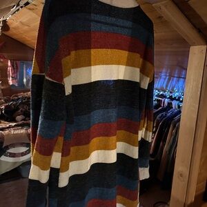 Beeson River Multicolor Striped Cardigan
